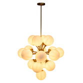 Rexington Home Kathy 17 Light Glass Pendant