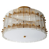 Rexington Home Jared Glass Semi Flush Mount Ceiling Light