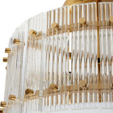 Rexington Home Jared Glass Semi Flush Mount Ceiling Light