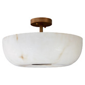 Rexington Home Willis Resin Semi Flush Mount Ceiling Light