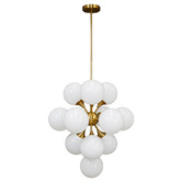 Rexington Home Kathy 13 Light Glass Pendant