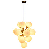 Rexington Home Kathy 13 Light Glass Pendant