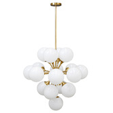 Rexington Home Kathy 17 Light Glass Pendant