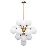 Rexington Home Kathy 17 Light Glass Pendant