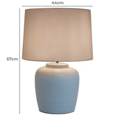 Rexington Home 67cm Sabine Ceramic Table Lamp