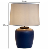 Rexington Home 67cm Sabine Ceramic Table Lamp