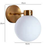 Rexington Home Paula Glass Wall Sconces
