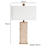 Rexington Home 76cm Jofre Marble Table Lamp