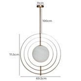 Rexington Home Nettles Resin Pendant Light