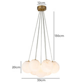 Rexington Home Felicia 7 Light Resin Pendant