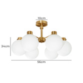 Rexington Home Paula Semi-flush Mount Ceiling Light
