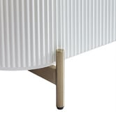 Rexington Home Betty Carrara Marble Bedside Table
