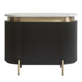 Rexington Home Betty Carrara Marble Bedside Table