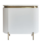 Rexington Home Betty Carrara Marble 3 Drawer Chest