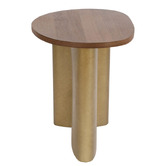 Rexington Home Shelton Brass Side Table