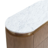 Rexington Home Betty Carrara Marble 3 Drawer Chest