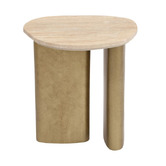 Rexington Home Shelton Travertine Side Table