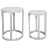 Rexington Home 2 Piece Amir Birch Wood Nesting Side Table Set