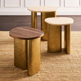 Rexington Home Shelton Brass Side Table