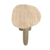Rexington Home Shelton Travertine Side Table