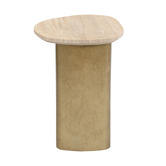 Rexington Home Shelton Travertine Side Table