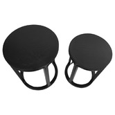Rexington Home 2 Piece Amir Birch Wood Nesting Side Table Set