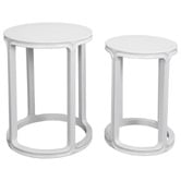 Rexington Home 2 Piece Amir Birch Wood Nesting Side Table Set