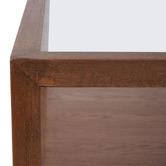 Rexington Home Galvan Square Oak Wood Coffee Table