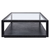Rexington Home Galvan Square Oak Wood Coffee Table