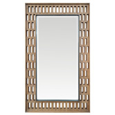 Rexington Home Berry Fir Wood &amp; Steel Full Length Mirror