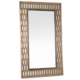 Rexington Home Berry Fir Wood &amp; Steel Full Length Mirror