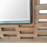 Rexington Home Berry Fir Wood &amp; Steel Full Length Mirror