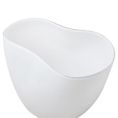 Rexington Home White Alysha Glass Vase