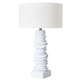 Rexington Home Cally Rolled Edge Resin Table Lamp