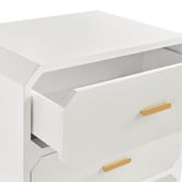 Rexington Home Nelson 2 Drawer &amp; Shelf Bedside Table