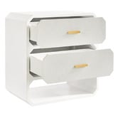 Rexington Home Nelson 2 Drawer &amp; Shelf Bedside Table