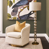 Rexington Home Evie Glass Bauble Floor Lamp