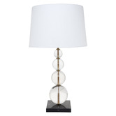Rexington Home Gabrielle Marble Crystal Linen Table Lamp