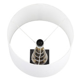Rexington Home Gabrielle Marble Crystal Linen Table Lamp