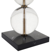 Rexington Home Gabrielle Marble Crystal Linen Table Lamp