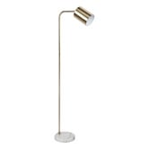 Rexington Home Barraza Marble &amp; Brass Floor Lamp