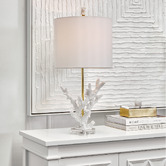 Rexington Home Mariu White Acrylic Table Lamp