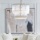 Rexington Home Ziya 3 Tier Crystal Pendant