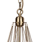 Rexington Home Savino Medium Cloud Brass Frosted Glass 3 Light Pendant
