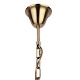 Rexington Home Savino Medium Cloud Brass Frosted Glass 3 Light Pendant