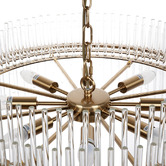 Rexington Home Gaios Short Iron &amp; Glass Pendant Light