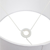 Rexington Home Sharla White Linen Lamp Shade