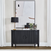 Rexington Home Ziya Glass Linen Table Lamp