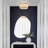 Rexington Home Athos Iron Flush Mount Ceiling Light