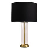 Rexington Home Nanga Stainless Steel &amp; Glass Table Lamp